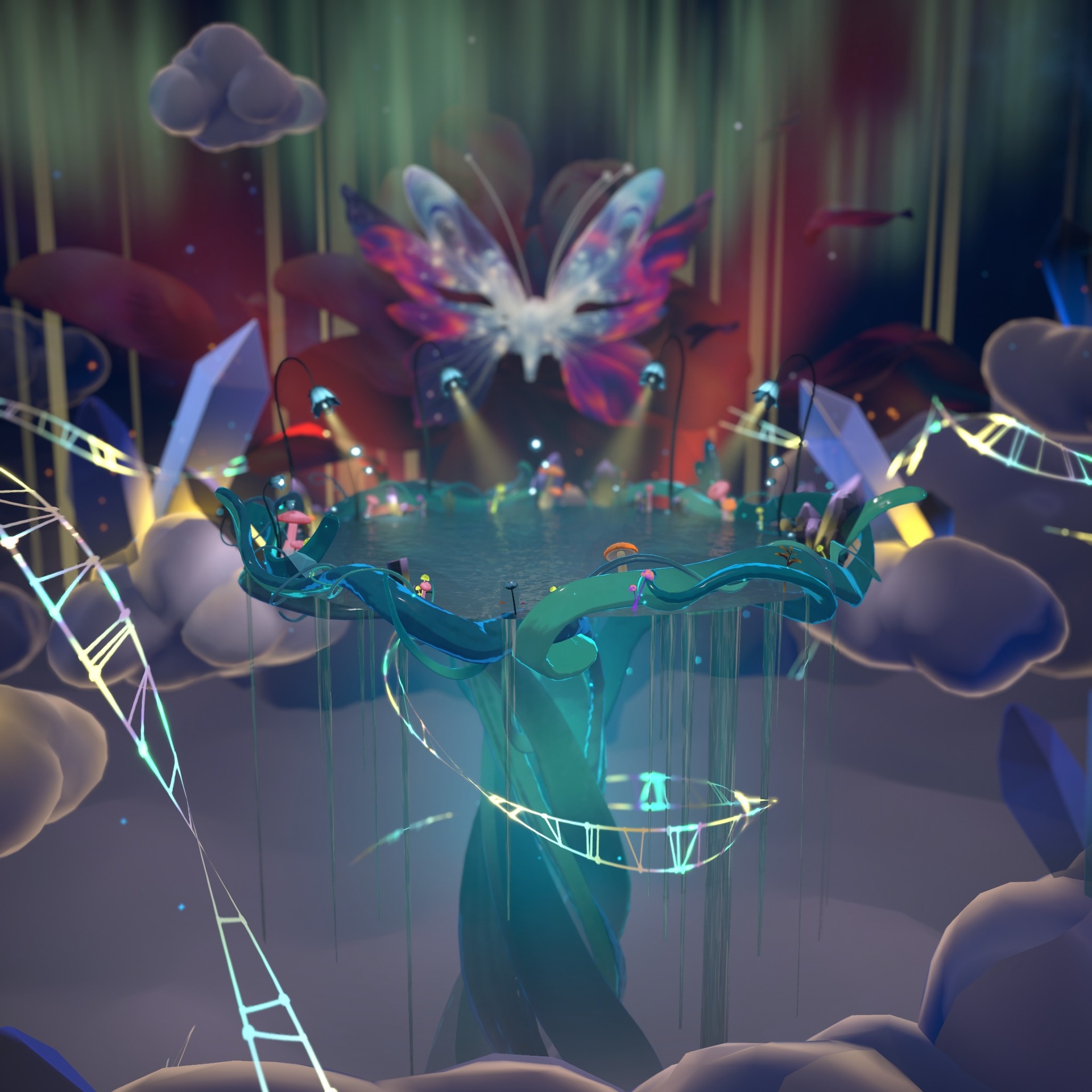 第三屆金V獎打造「夢境花語」3D舞台